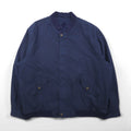 90s Vintage Bomber Jacket 90年代 ピーチスキン スウィングトップ ハリントンジャケット XL ネイビー Laurent Cerrer