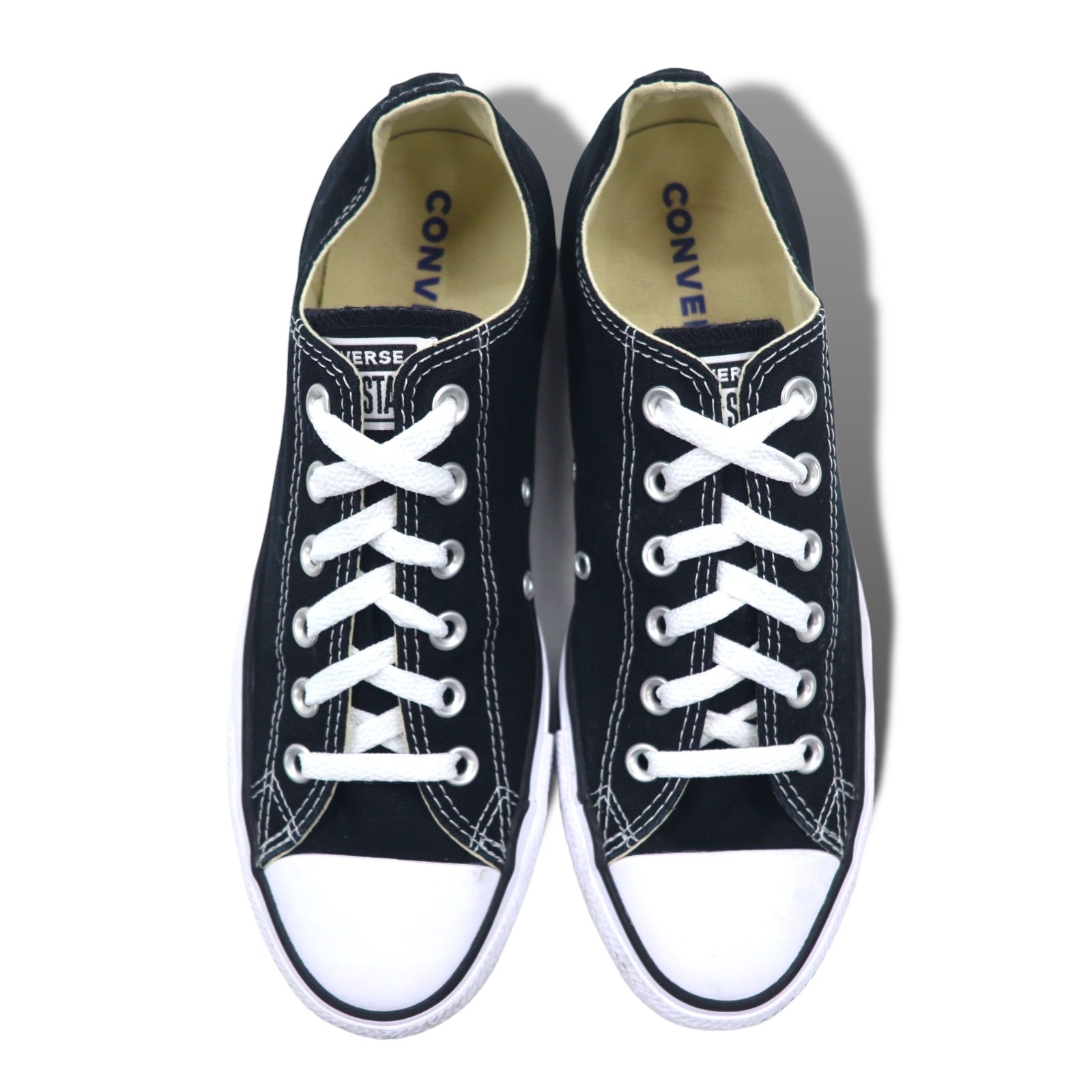 CONVERSE オールスター ローカット キャンバス スニーカー 26cm ブラック コットン CANVAS ALL STAR OX M9166