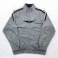 STARTER Anni '90 Track Jacket Tuta Sportiva XL Grigio Strisce Laterali Collo Alto
