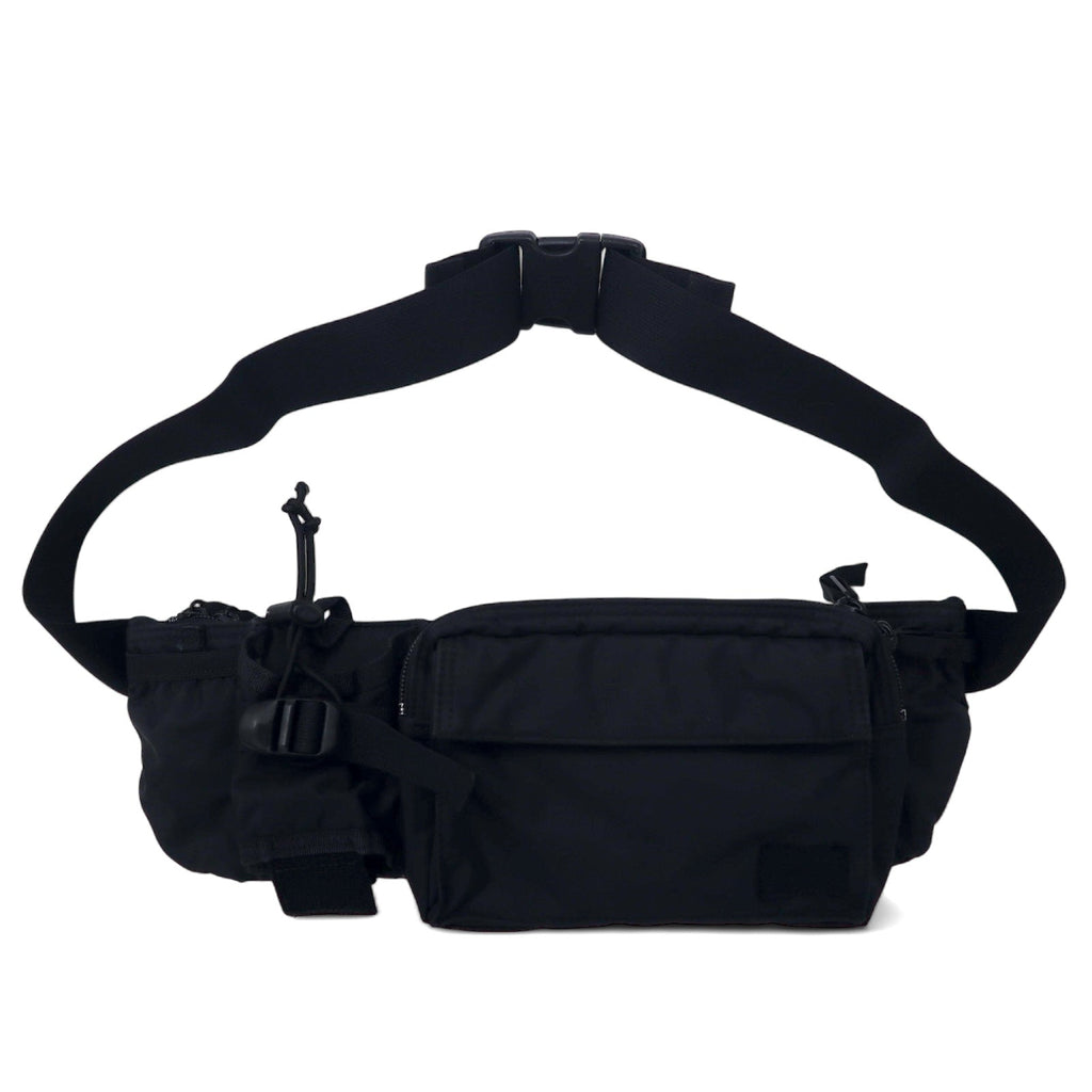 BLACK BEAUTY by HEAD PORTER Marsupio a vita e a spalla in nylon nero
