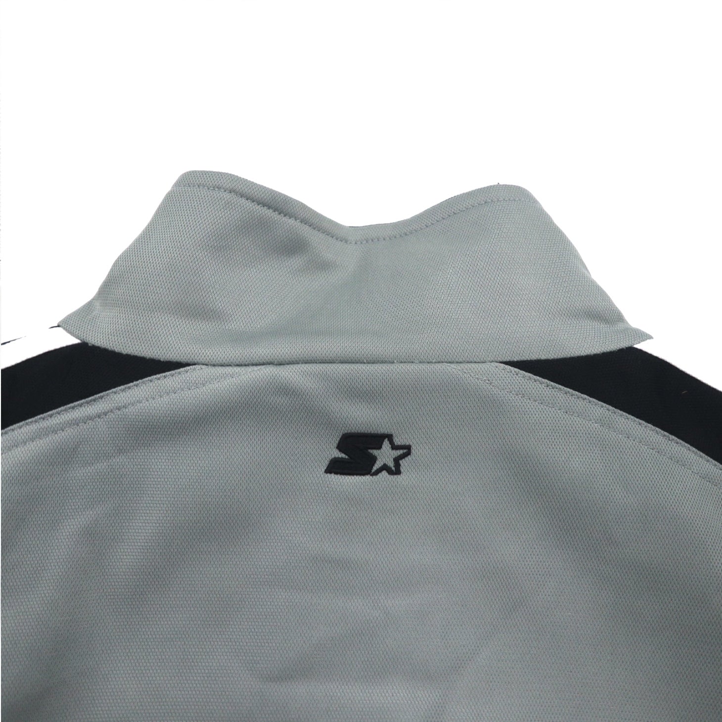 STARTER Anni '90 Track Jacket Tuta Sportiva XL Grigio Strisce Laterali Collo Alto