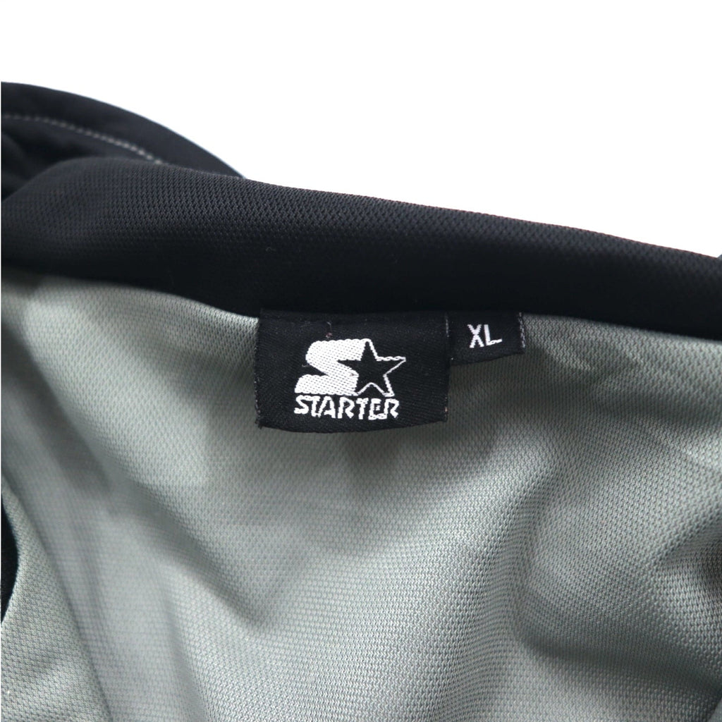 STARTER Anni '90 Track Jacket Tuta Sportiva XL Grigio Strisce Laterali Collo Alto