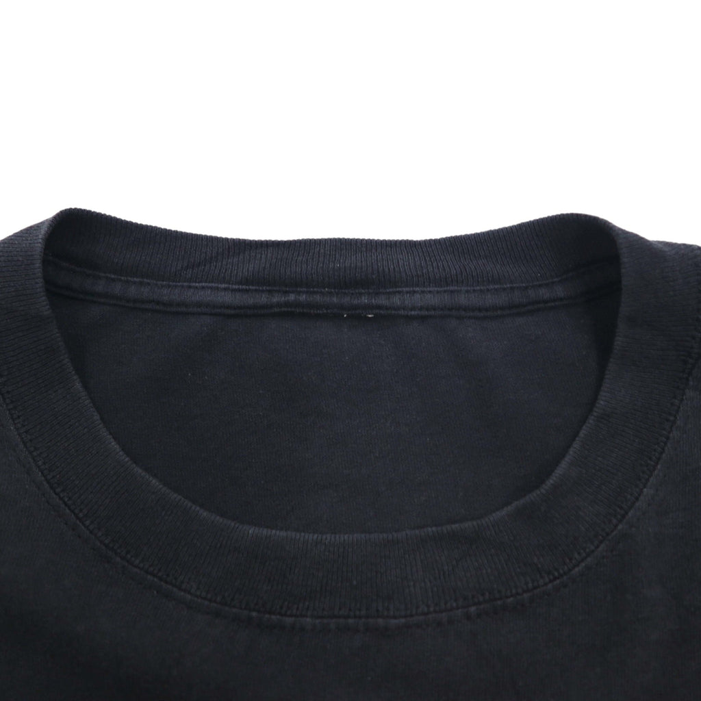 AC/DC ロック バンド Tシャツ XL ブラック コットン BLACK ICE ツアー 両面プリント