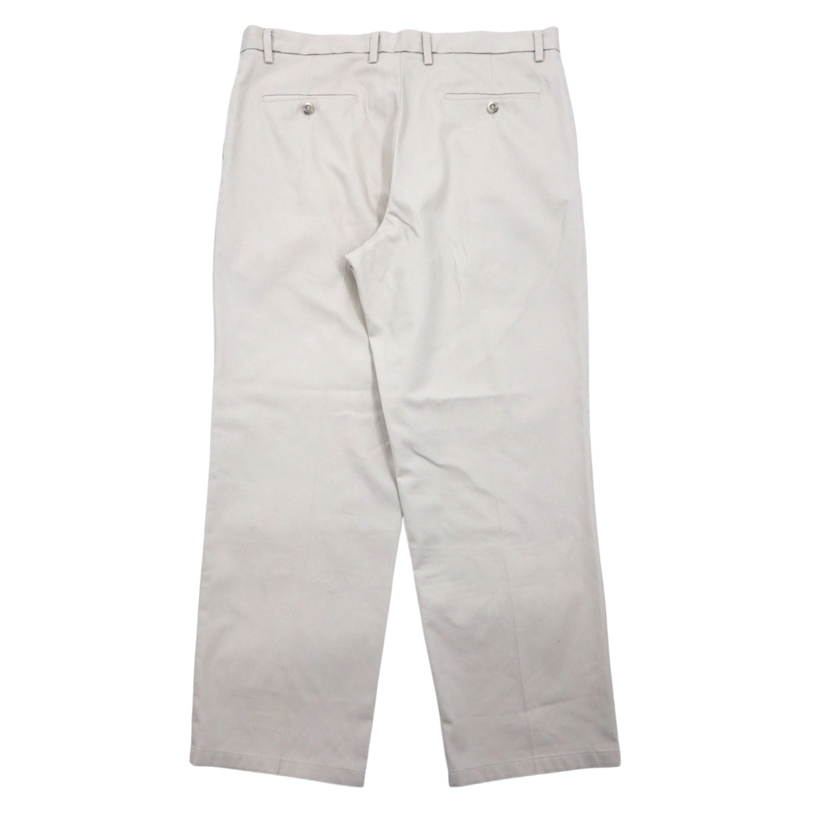 DOCKERS ( Levi's ) pantaloni chino ampi a pieghe 36 beige cotone CLASSIC FIT con piega centrale