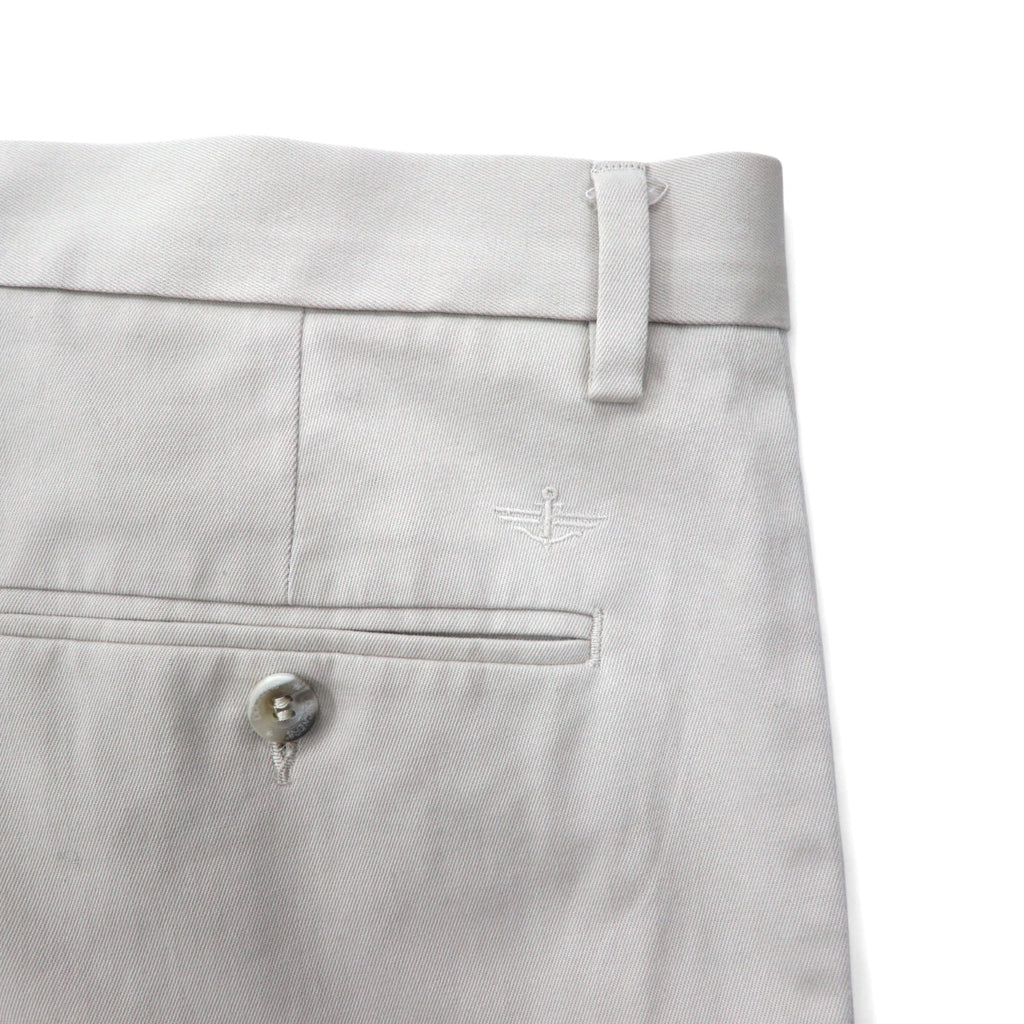 DOCKERS ( Levi's ) pantaloni chino ampi a pieghe 36 beige cotone CLASSIC FIT con piega centrale