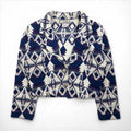 90s Vintage Jacquard Blazer 90年代 チマヨ柄 ジャガードジャケット S コンチョボタン ネイティブ柄 短丈 Southwest Canyon