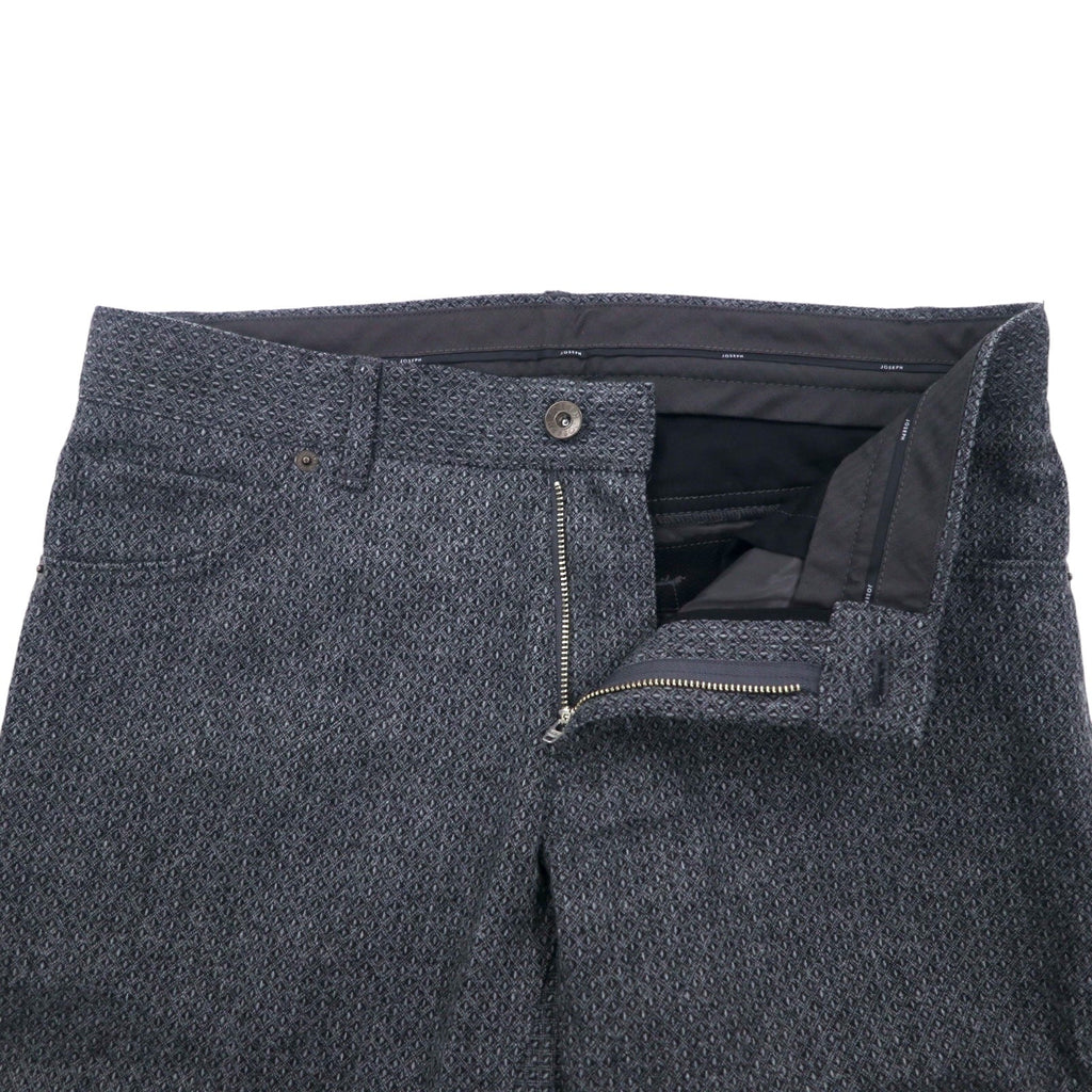 JOSEPH HOMME Pantaloni 5 tasche birdseye taglia M, grigio, in lana