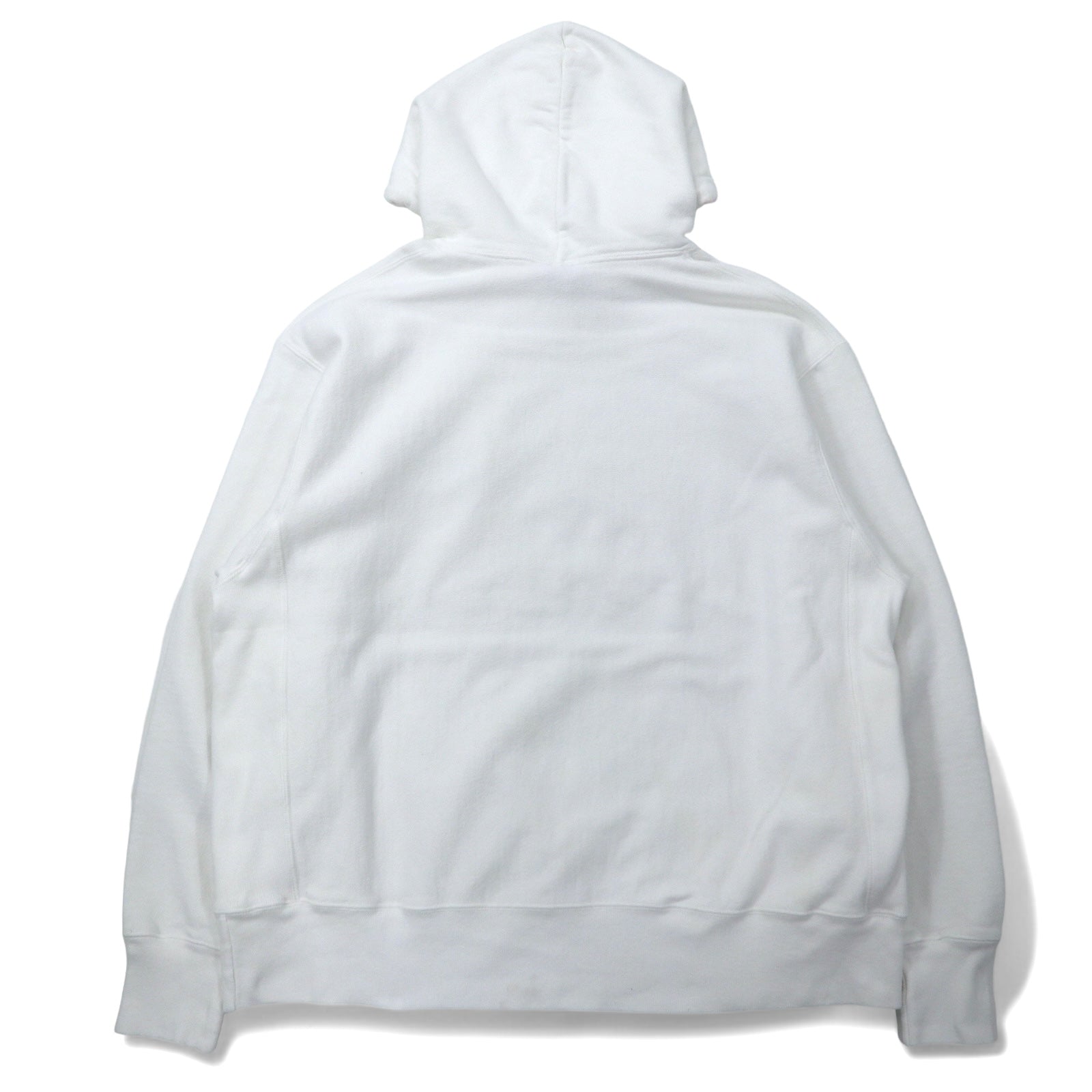 Champion リバースウィーブ プルオーバーパーカー XL ホワイト コットン 青単タグ 復刻 REVERSE WEAVE GF68WHC ホンジュラス製
