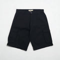 NOIZ Anni '90, pantaloncini cargo ampi, taglia XL, neri, in cotone PREMIUM JEANS, lunghezza al ginocchio
