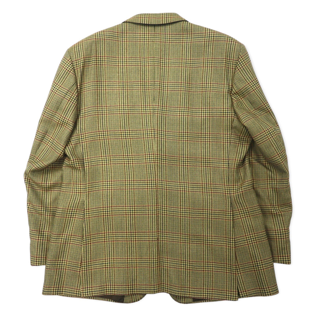 Burberrys England Gun Club Glen Check Giacca Sartoriale 2 Bottoni L Beige Lana