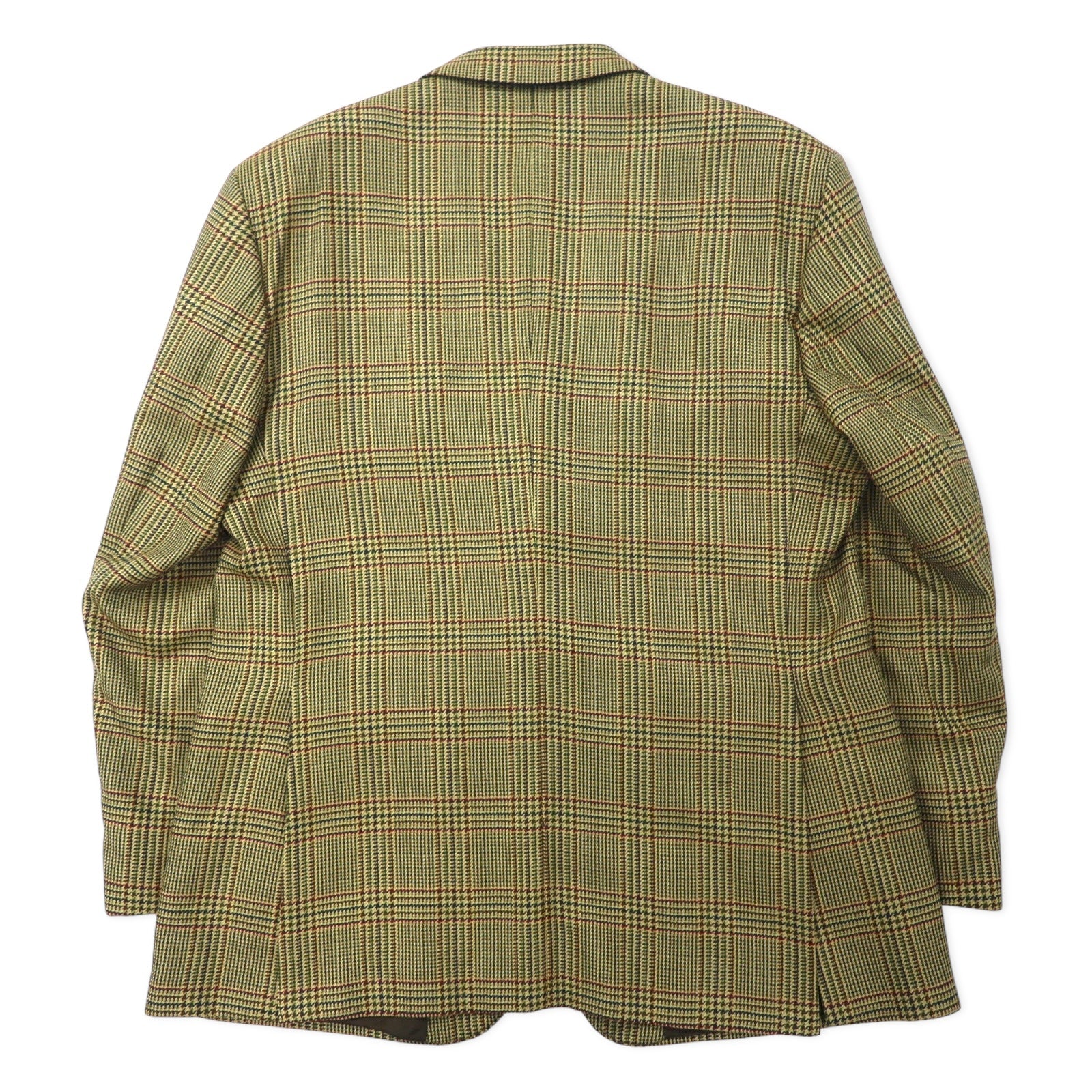 Burberrys England Gun Club Glen Check Giacca Sartoriale 2 Bottoni L Beige Lana