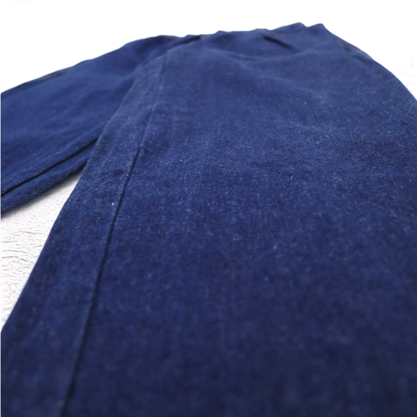 MARITHE + FRANCOIS GIRBAUD Made in France Anni '80 Jeans riproduzione Vita alta Gamba larga Affusolata Pantaloni in denim S Indaco Blu Cotone