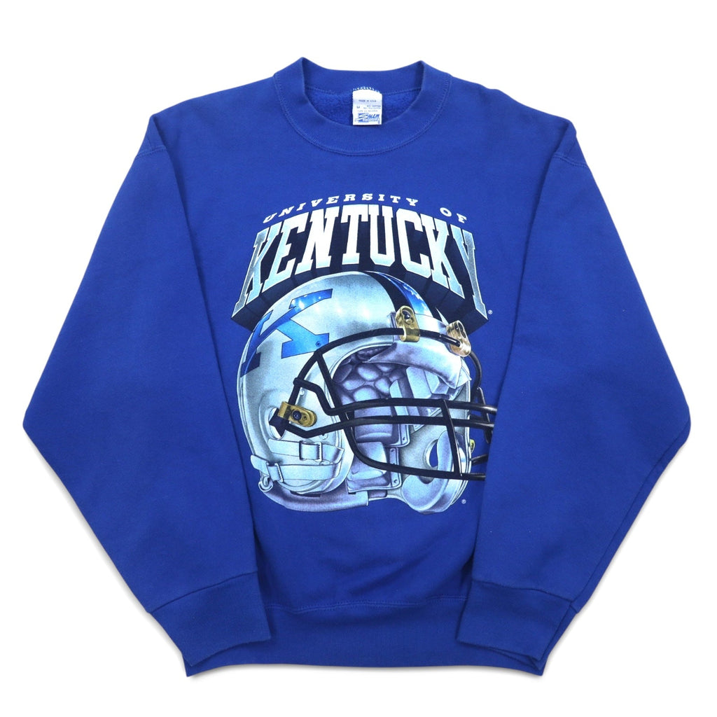 Felpa stampata SALEM SPORTSWEAR degli anni '90, Made in USA, taglia M, blu, KENTUCKY, felpata.