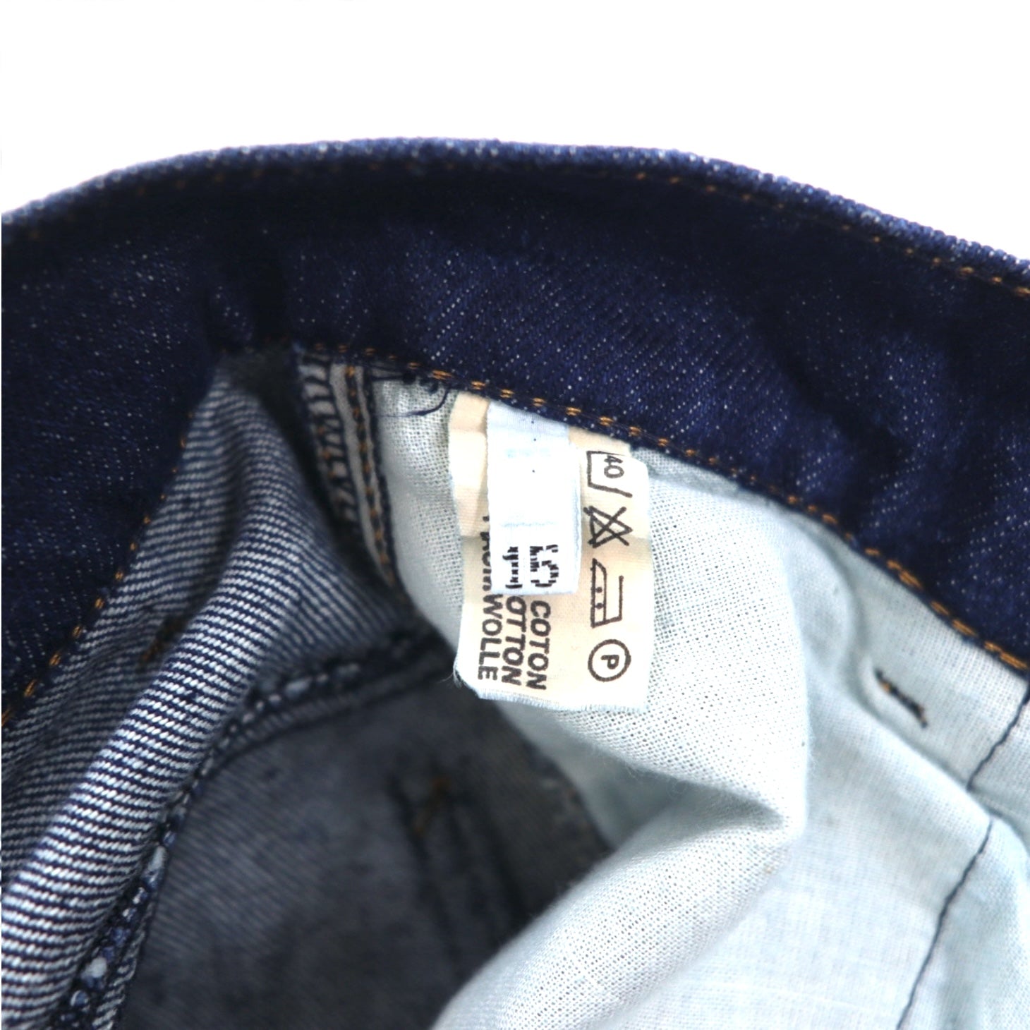 MARITHE + FRANCOIS GIRBAUD Made in France Anni '80 Jeans riproduzione Vita alta Gamba larga Affusolata Pantaloni in denim S Indaco Blu Cotone