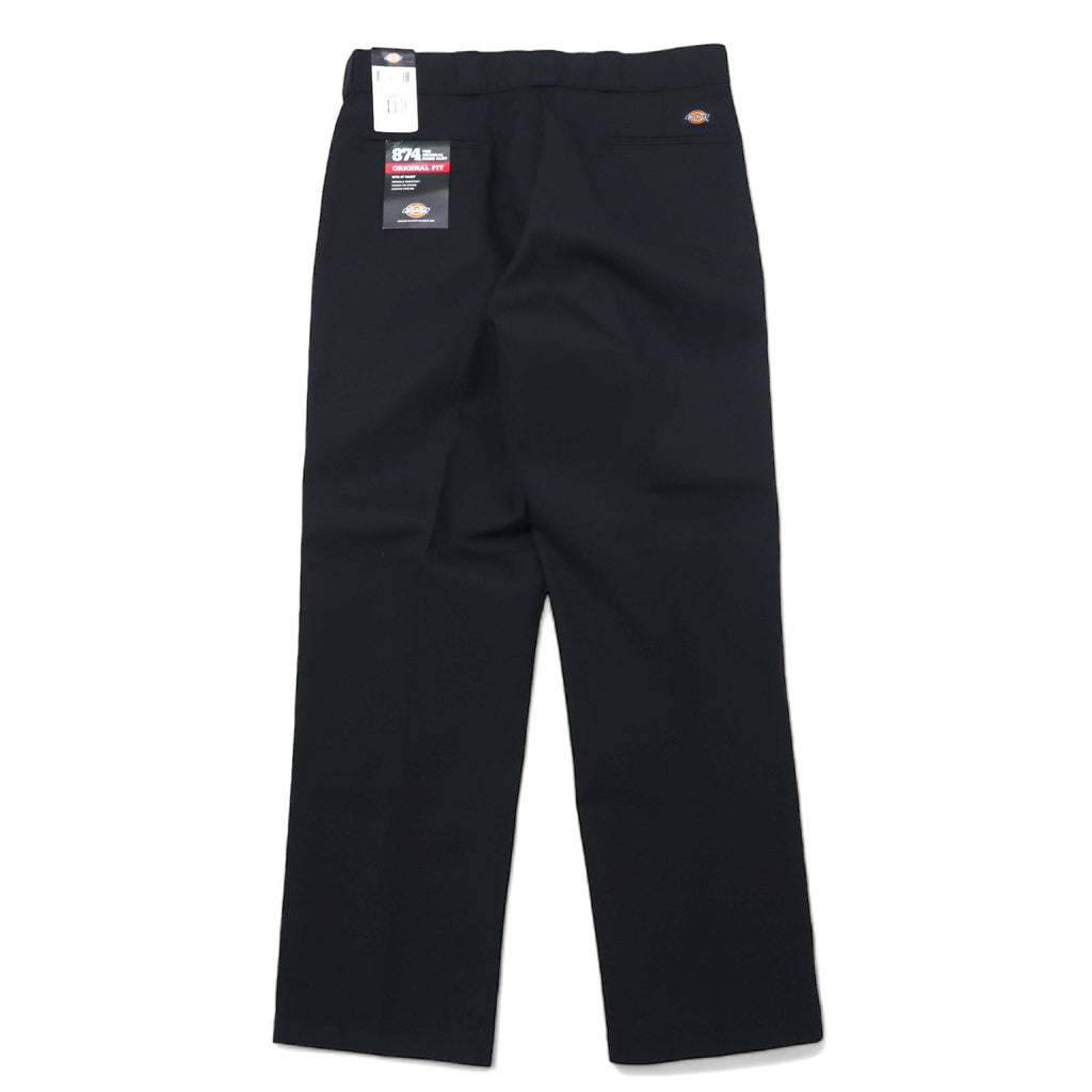 Dickies 874 オリジナルフィット ワークパンツ 38 ブラック ポリエステル コットン 未使用品