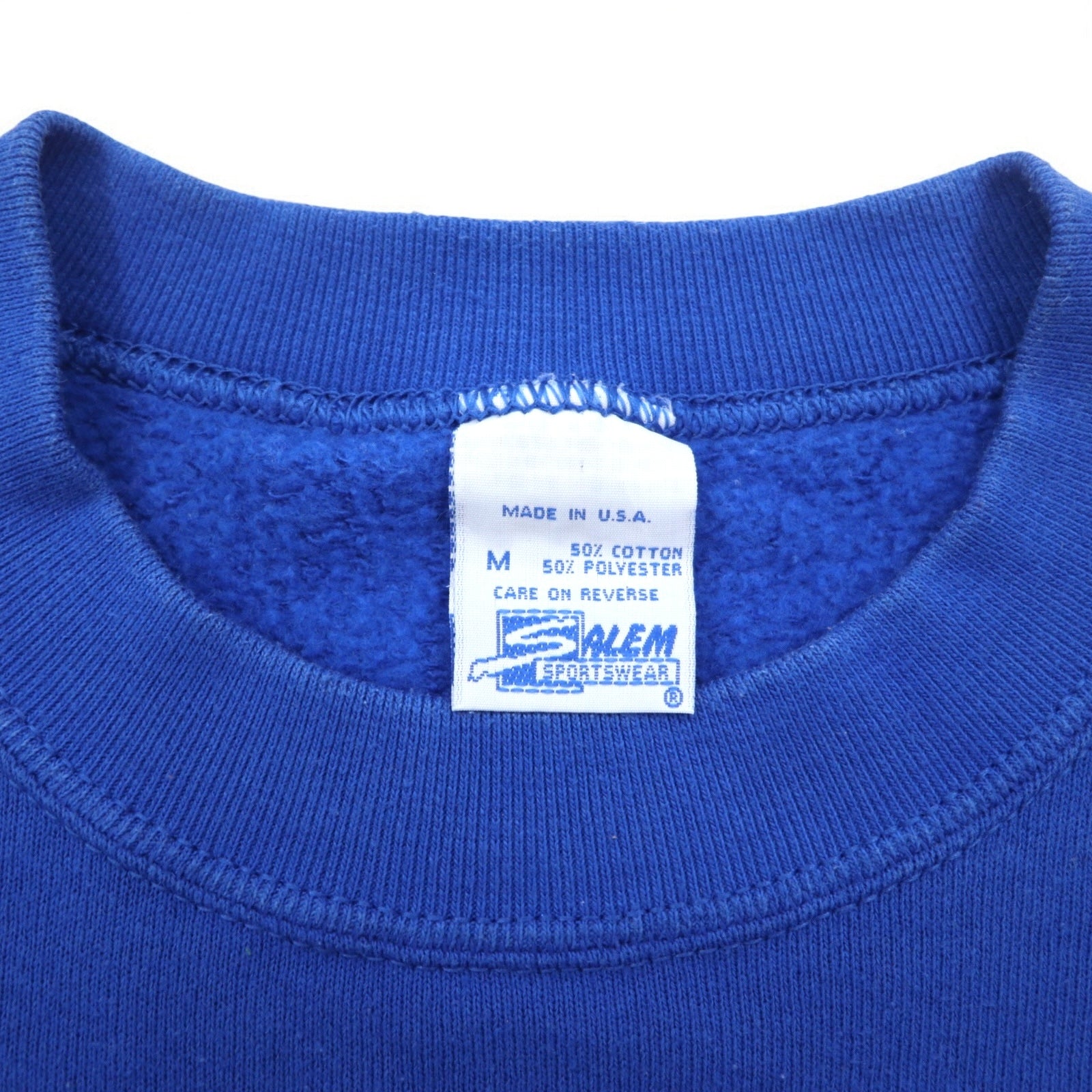 Felpa stampata SALEM SPORTSWEAR degli anni '90, Made in USA, taglia M, blu, KENTUCKY, felpata.