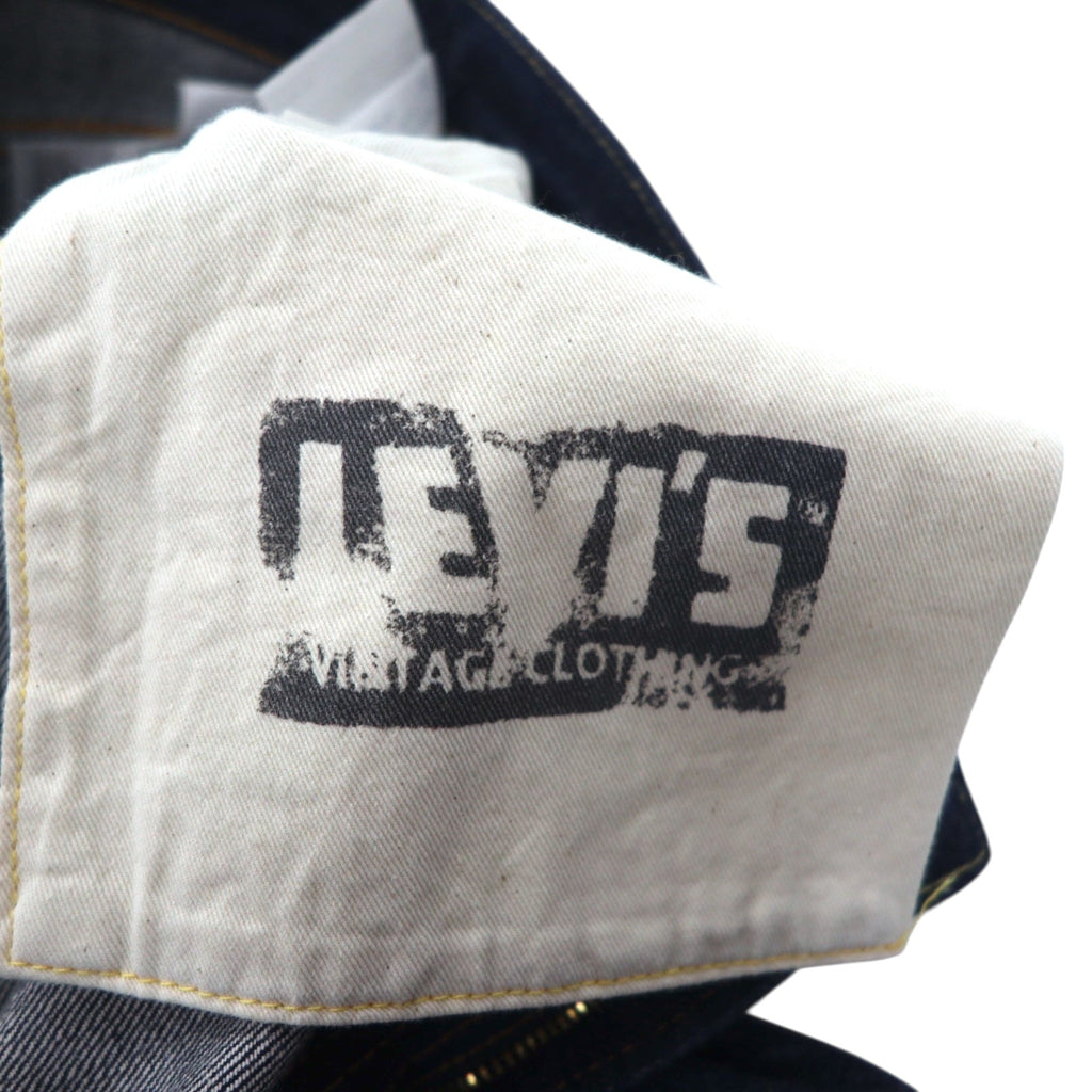 LEVI'S VINTAGE CLOTHING ( LVC ) 501ZXX Modello 1954 Jeans rigidi M Indaco Blu Big E Cimossa Bordo Rosso Cerniera 42TALON 50154-0090 Made in Turchia