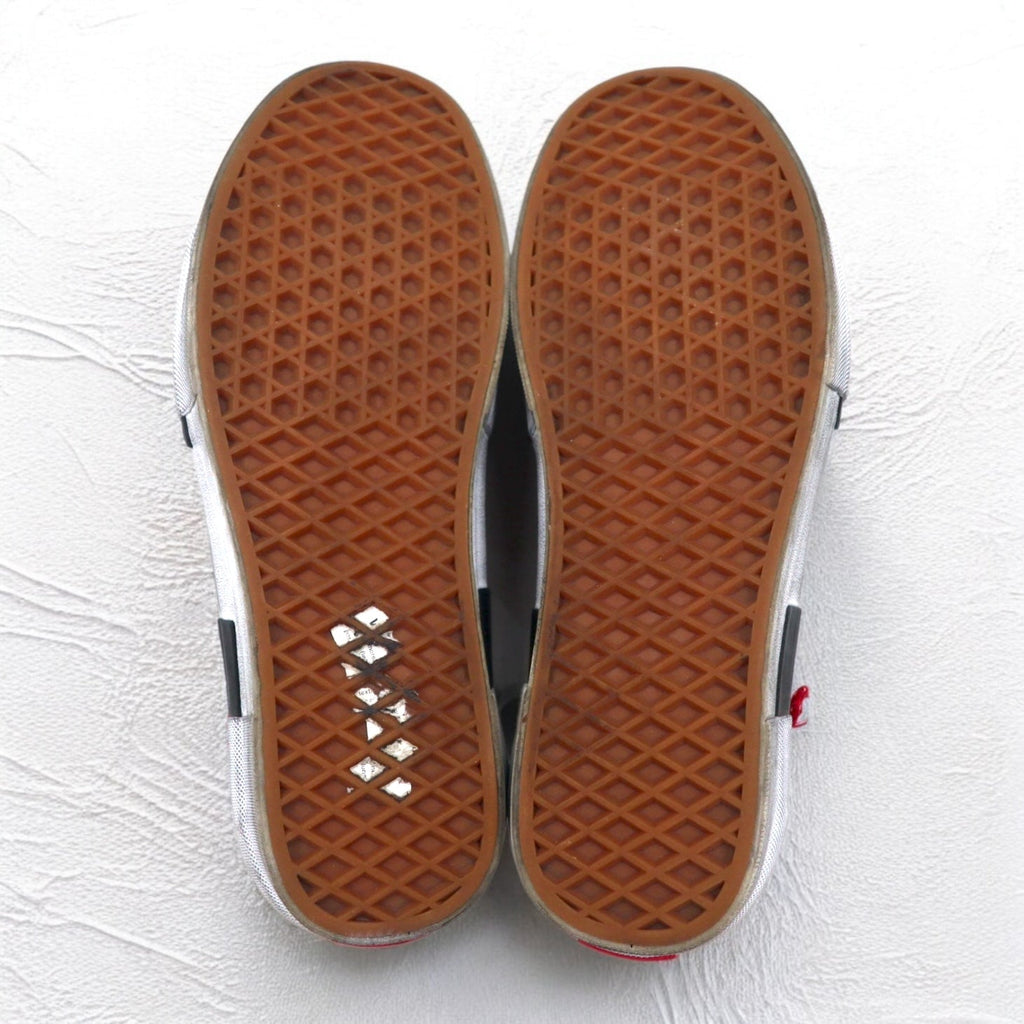VANS スケートロー リコントラクト SK8-LOW RECONSTRUCT ダメージ加工 スニーカー26.5cm ブラック レッド VN0009QS455