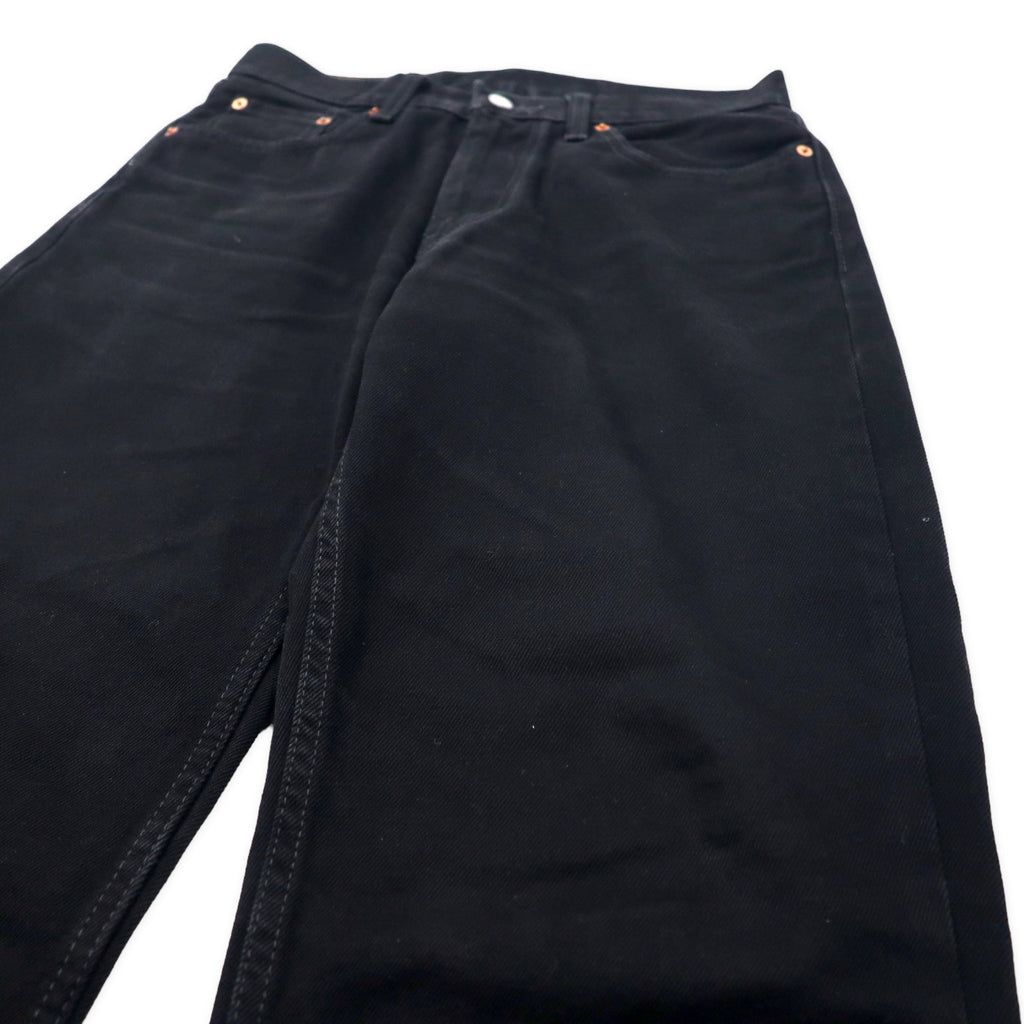 Levi's 550 Jeans in denim nero, taglia 30, relaxed fit, affusolati, larghi, baggy, modello 550-0260, Made in Egypt