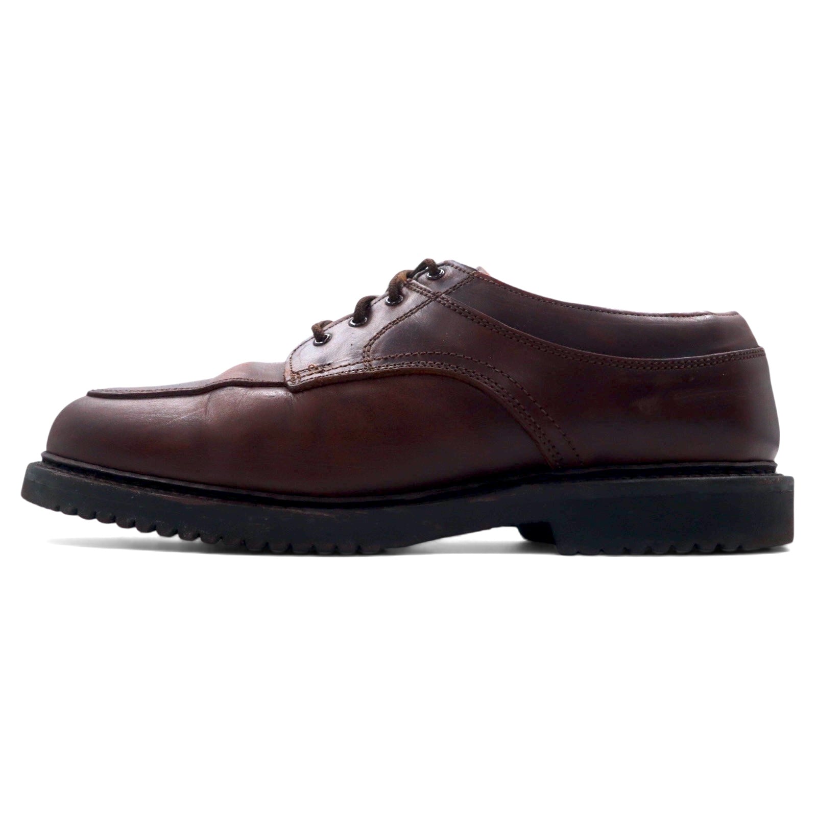 Allen Edmonds Spirit Toe U-Tip Scarpe Eleganti 28cm Marrone Pelle Suola Vibram Gumlite 85514 1642 0631