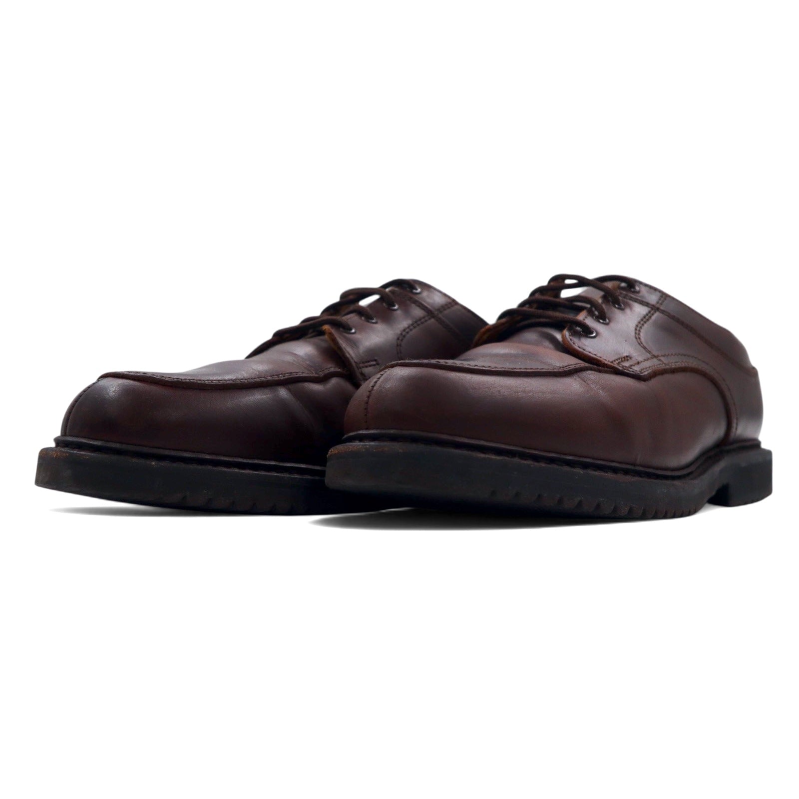 Allen Edmonds Spirit Toe U-Tip Scarpe Eleganti 28cm Marrone Pelle Suola Vibram Gumlite 85514 1642 0631