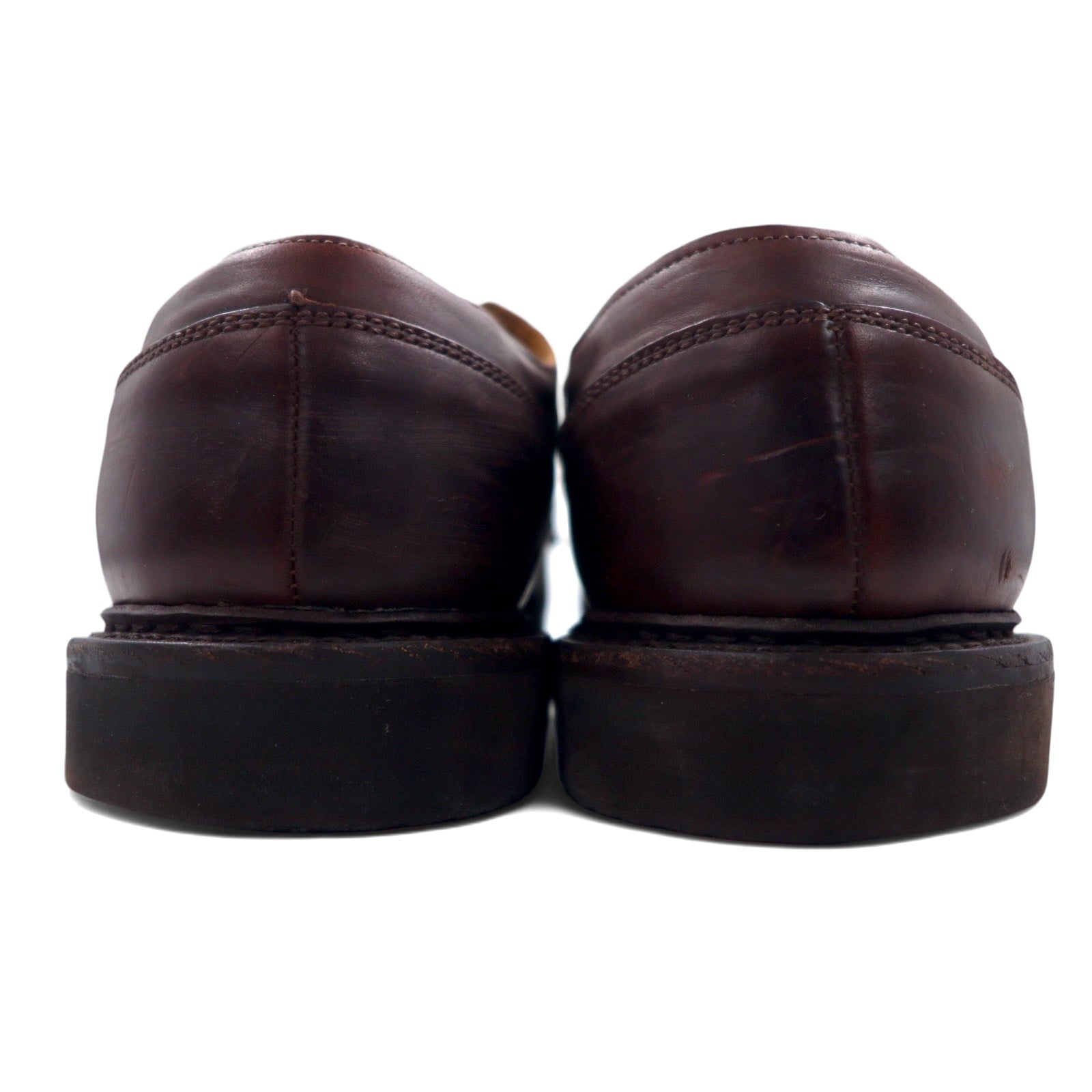 Allen Edmonds Spirit Toe U-Tip Scarpe Eleganti 28cm Marrone Pelle Suola Vibram Gumlite 85514 1642 0631