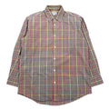 Burberrys anni '90 camicia a quadri M rosso giallo cotone