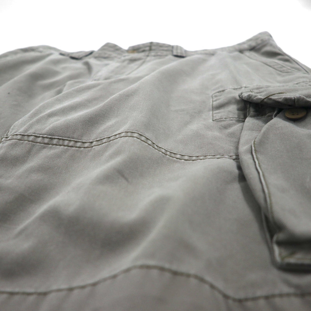 Polo by Ralph Lauren anni '90, pantaloncini cargo larghi Polo Chino, taglia XL, color cachi, in cotone, sotto il ginocchio.