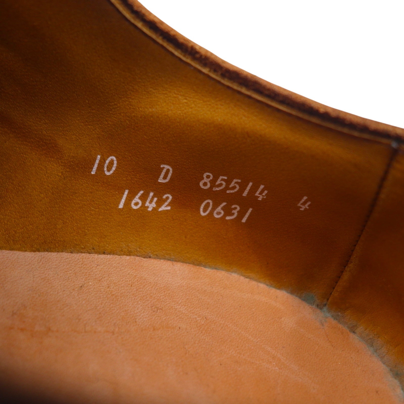 Allen Edmonds Spirit Toe U-Tip Scarpe Eleganti 28cm Marrone Pelle Suola Vibram Gumlite 85514 1642 0631