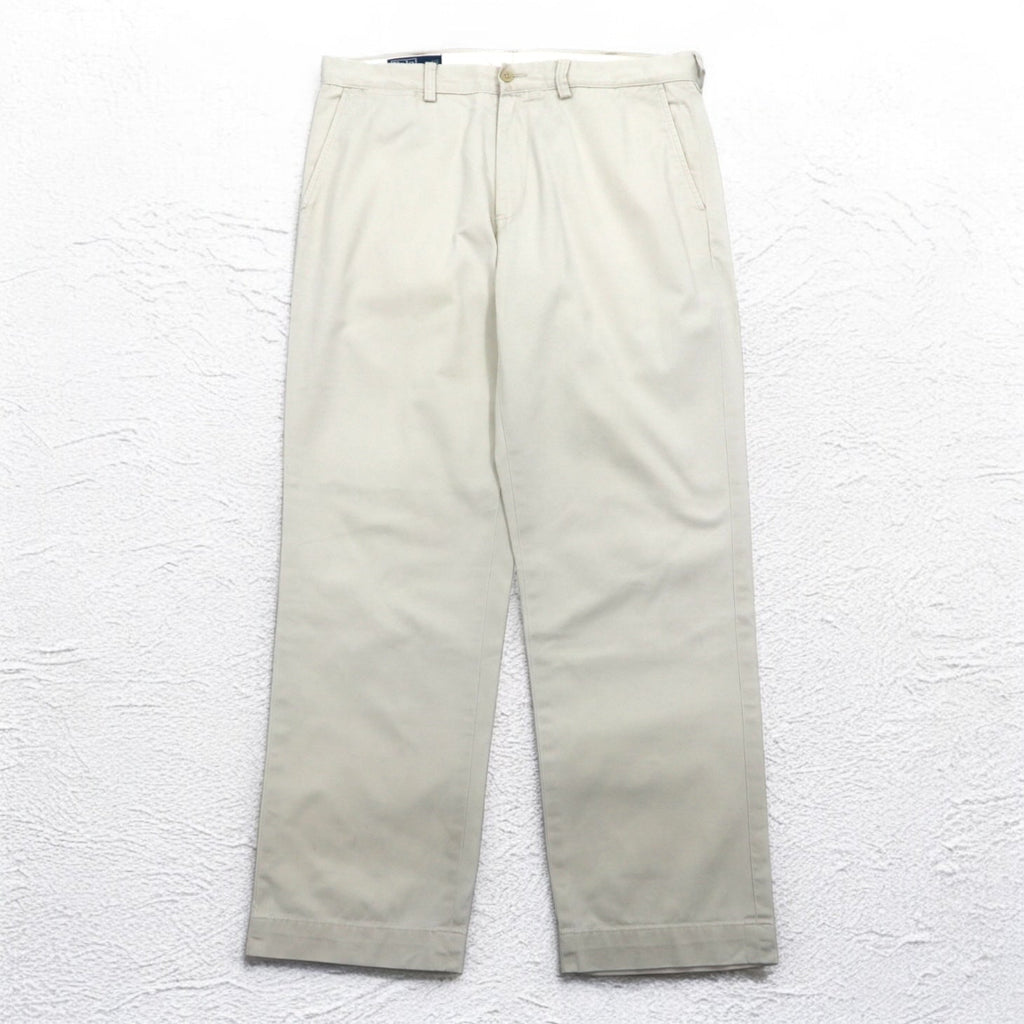 Polo by Ralph Lauren anni '90 Polo Chino pantaloni chino larghi L beige PRESTON PANT