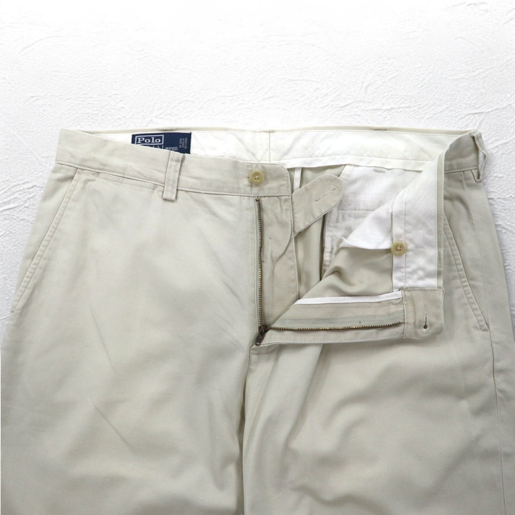 Polo by Ralph Lauren anni '90 Polo Chino pantaloni chino larghi L beige PRESTON PANT