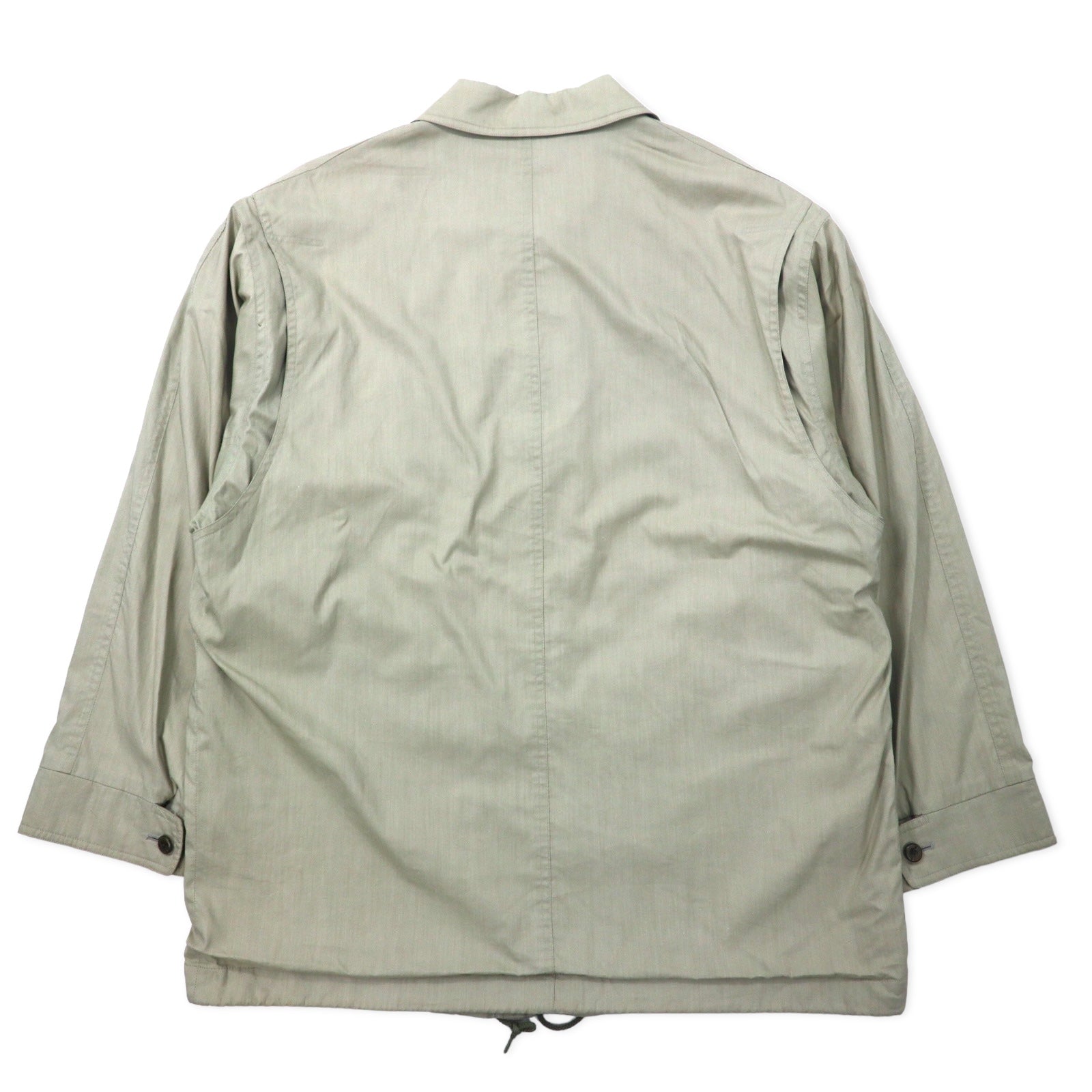 Burberrys Old Half Coat Cappotto monopetto M Beige Cotone Coulisse
