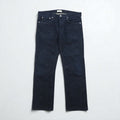 HELMUT LANG USA製 リジッド デニムパンツ M インディゴ ブルー ボタンフライ 706HM225