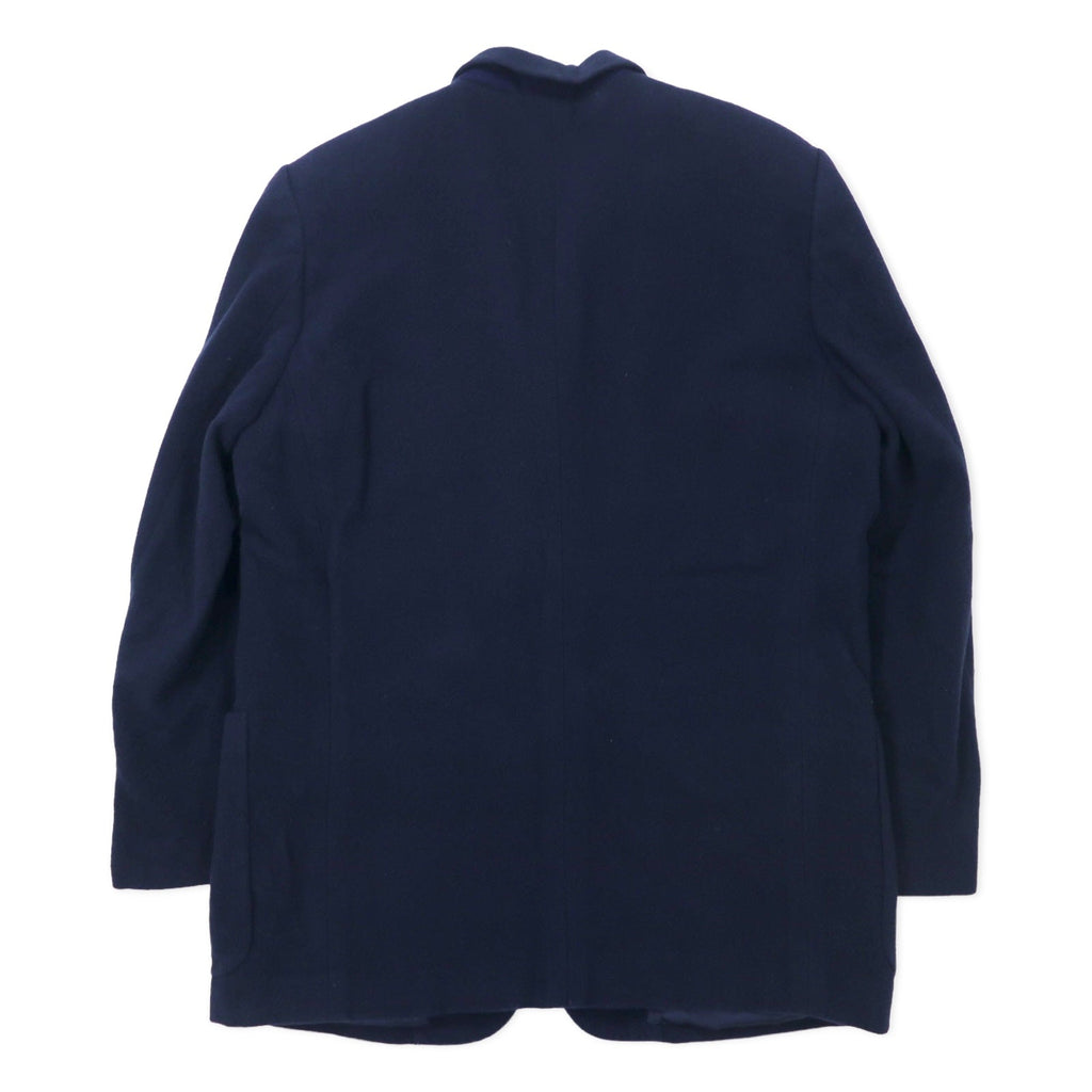 Christian Dior MONSIEUR Giacca sartoriale vecchia 2 bottoni L Blu scuro Lana d'agnello Ricamo logo monoposto Made in Japan