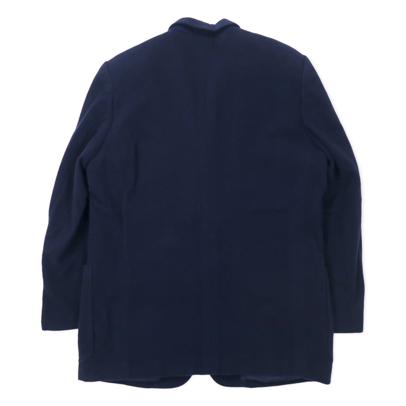 Christian Dior MONSIEUR Giacca sartoriale vecchia 2 bottoni L Blu scuro Lana d'agnello Ricamo logo monoposto Made in Japan