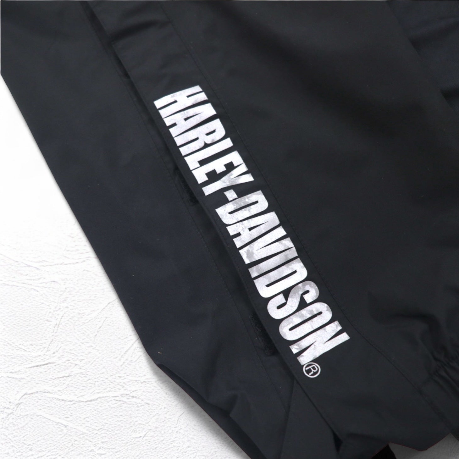 HARLEY DAVIDSON Gore-Tex pettorina salopette pantaloni con bretelle tuta antipioggia M nero impermeabile