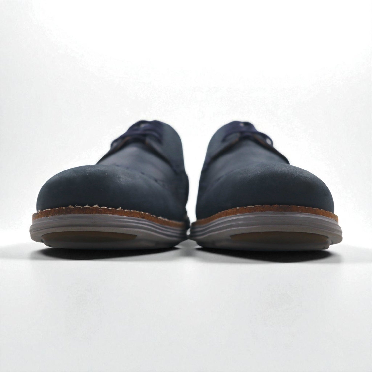 COLE HAAN OriginalGrand Scarpe in pelle nabuk 28cm blu navy wingtip ammortizzate C26473