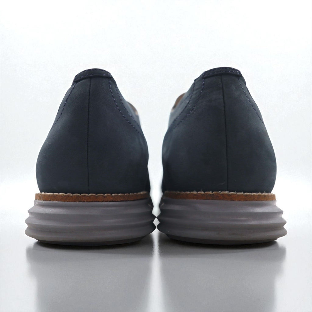 COLE HAAN OriginalGrand Scarpe in pelle nabuk 28cm blu navy wingtip ammortizzate C26473