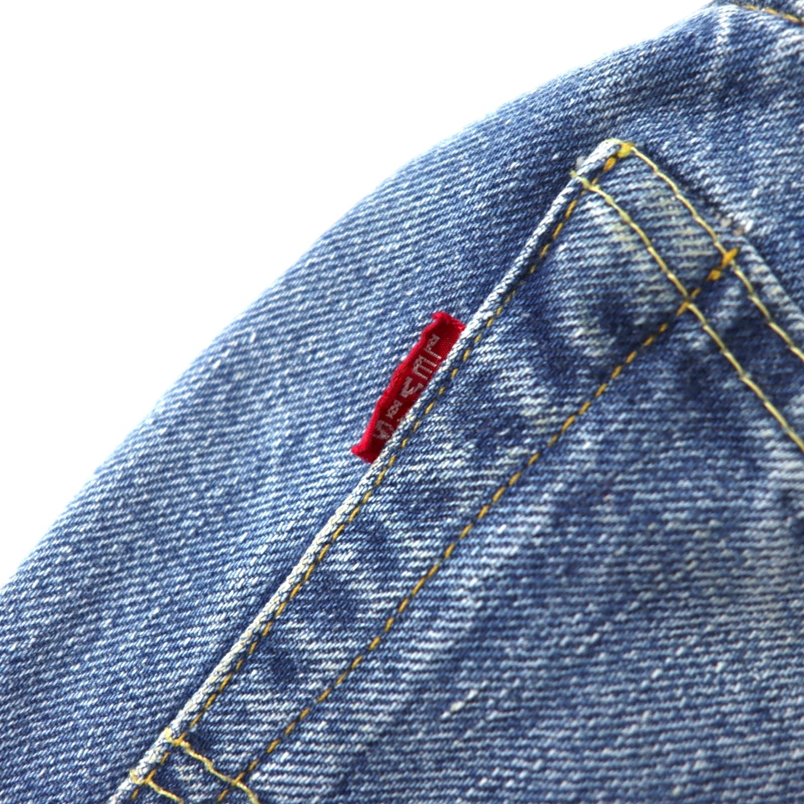 LEVI'S VINTAGE CLOTHING (LVC) 501ZXX Modello 1954 Big E Jeans Denim con cimosa 30 Blu Cotone Cucitura rossa Cerniera 42TALON Toppa in pelle 50154-0081 Fatto in Turchia