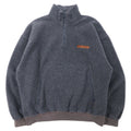 Polo by Ralph Lauren カナダ製 ハーフジップ フリースジャケット L グレー ポリエステル