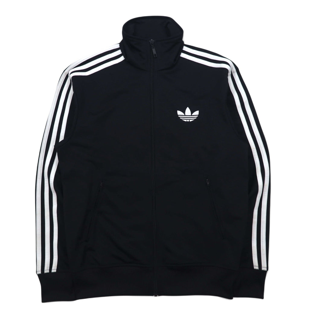 adidas originals ファイヤーバード トラックジャケット FIREBIRD TRACK TOP ジャージ M ブラック ポリエステル 3ストライプ トレフォイルロゴ