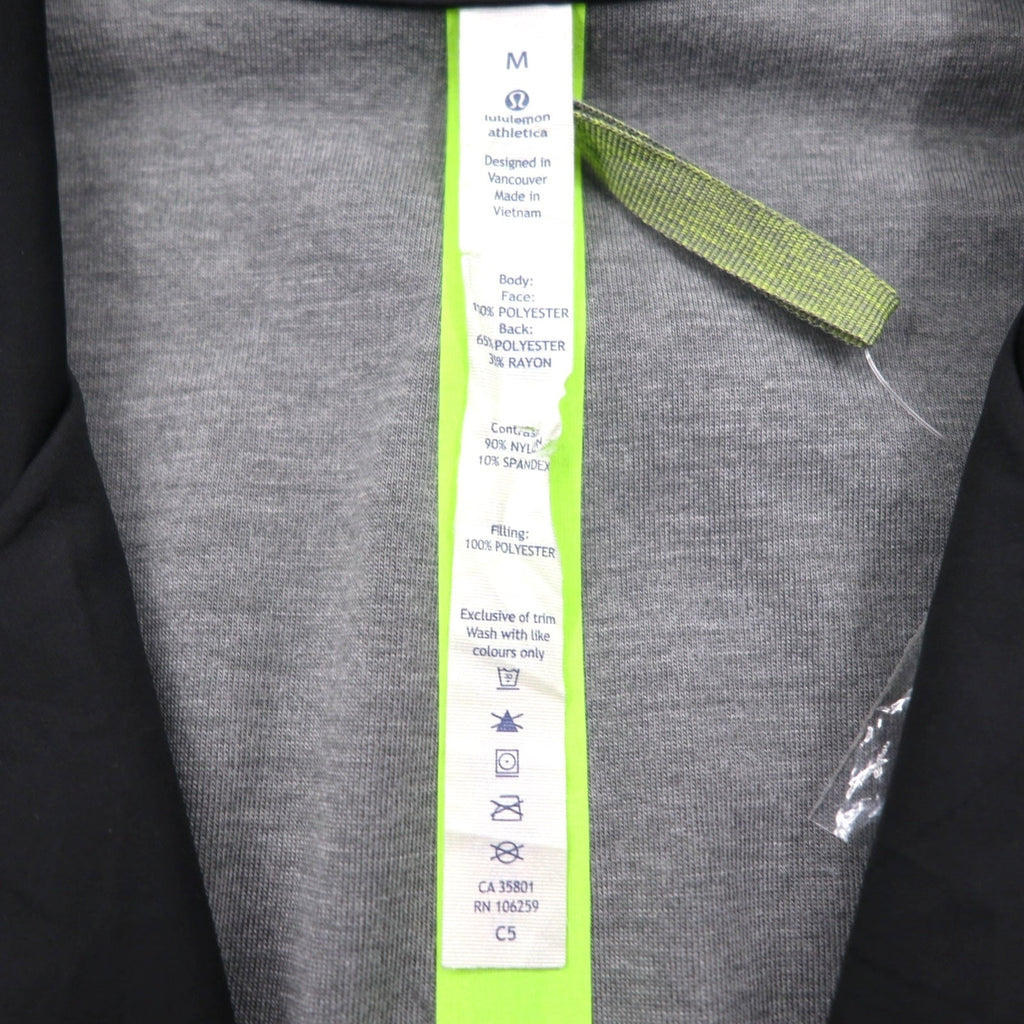 lululemon プリマロフト Primaloft ブレザー NORTON BLAZER テーラードジャケット M ブラック ストレッチ 中綿 M4400S 未使用品