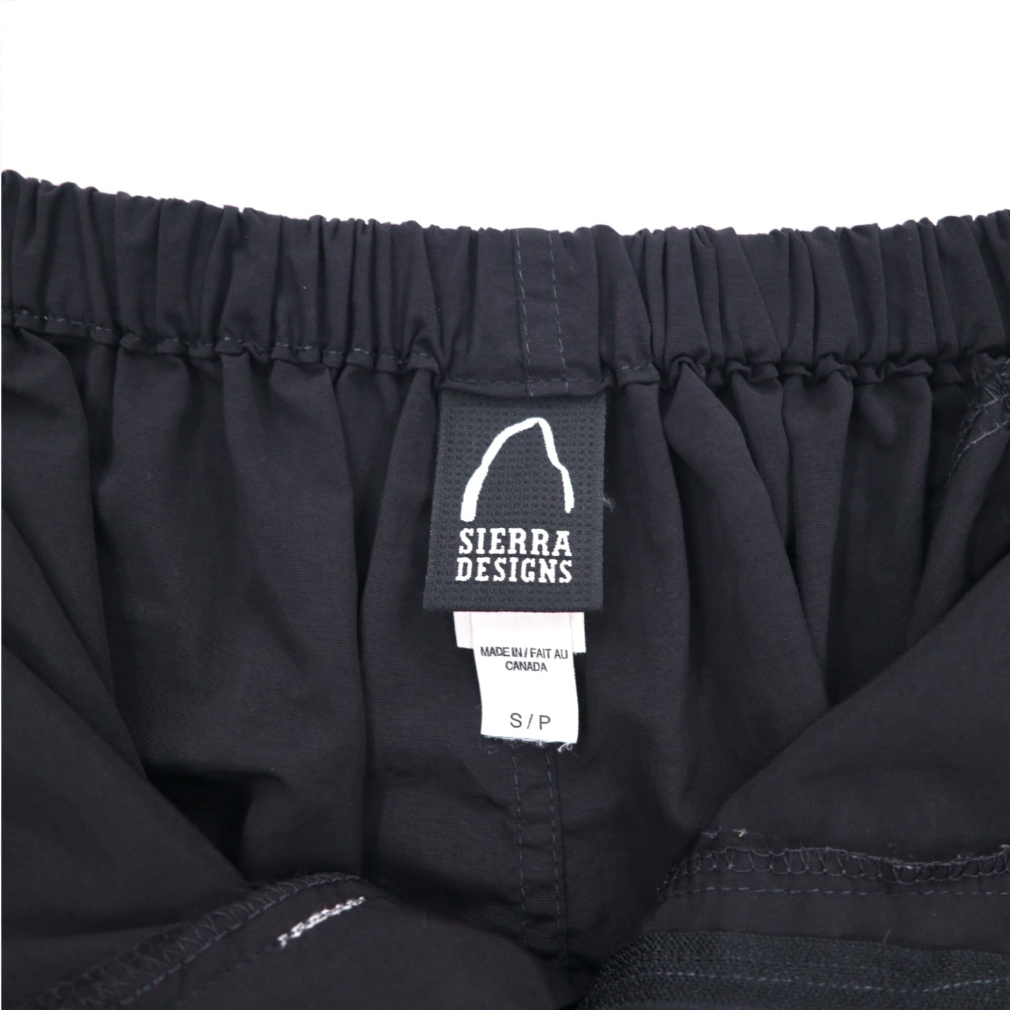 SIERRA DESIGNS Canada Climbing Pants S Cerniera all'orlo Spacco BLACK WATER DESIGNS LIMITED