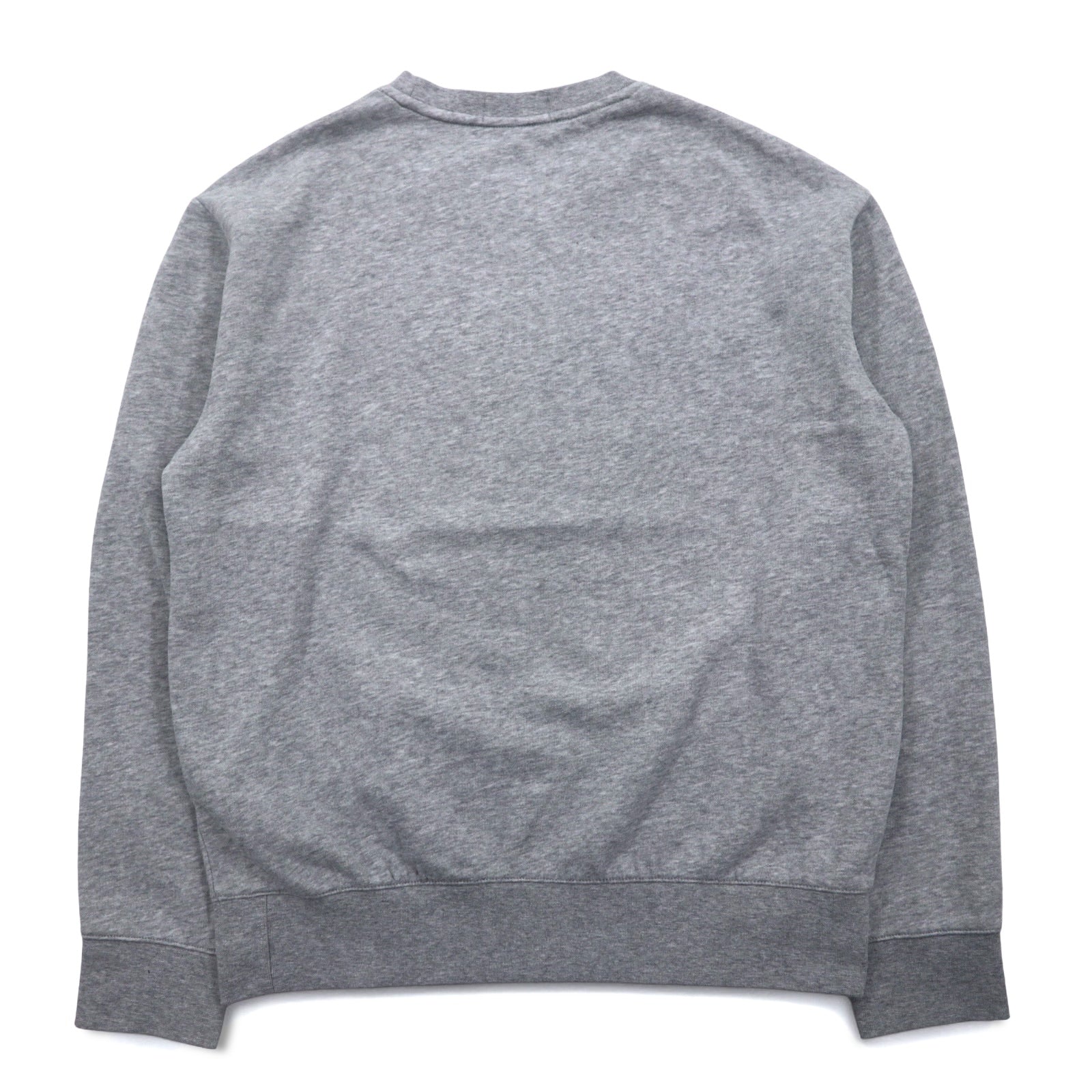 POLO RALPH LAUREN Big Pony logo stamp felpa M grigio cotone