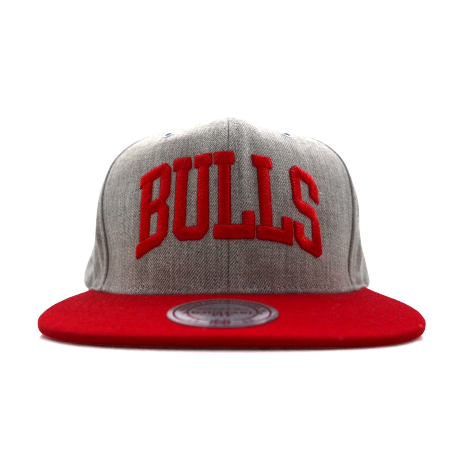 Mitchell & Ness Cappello da baseball snapback bicolore, taglia unica, grigio, NBA Chicago Bulls