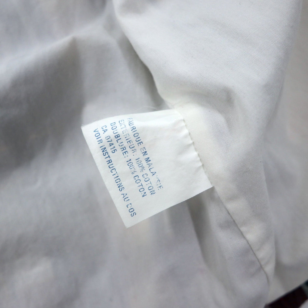 Giacca nautica Harrington anni '90, taglia L, motivo a quadri multicolore, in cotone con logo ricamato