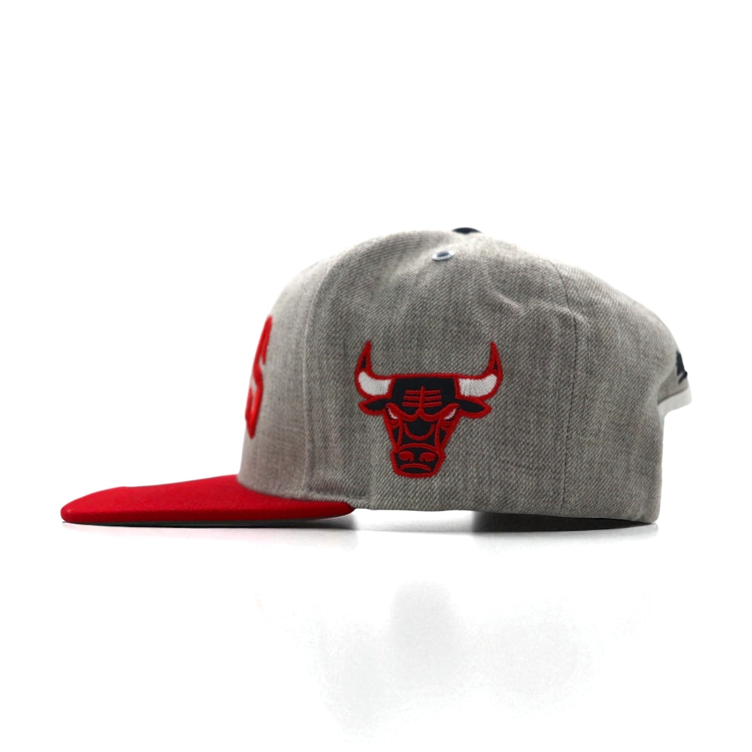 Mitchell & Ness Cappello da baseball snapback bicolore, taglia unica, grigio, NBA Chicago Bulls