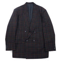 Vintage 90s Japan Made Double-Breasted Blazer ダブルブレステッド テーラードジャケット ブレザー L チェック