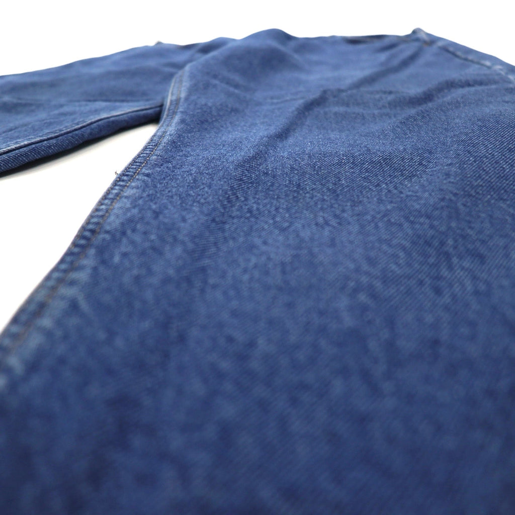 Carhartt, vestibilità relaxed, pantaloni in denim foderati in flanella, taglia XL, blu indaco, fodera a quadri, B172 DST, Made in Mexico