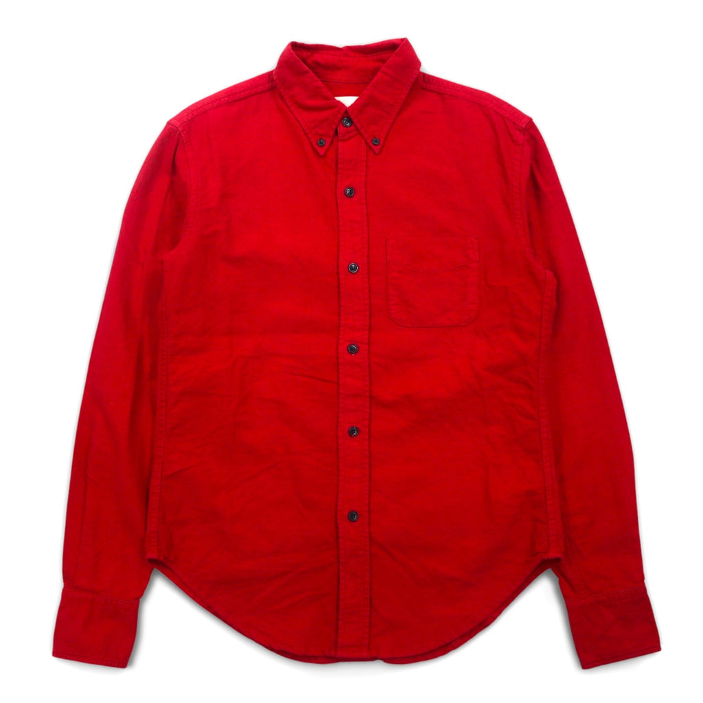 BAND OF OUTSIDERS Camicia button-down Made in USA S rosso cotone